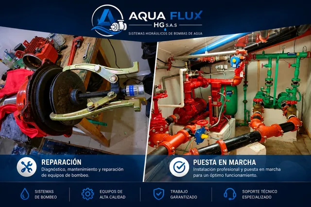 Sistemas de bombeo hidráulico y tanques de reserva